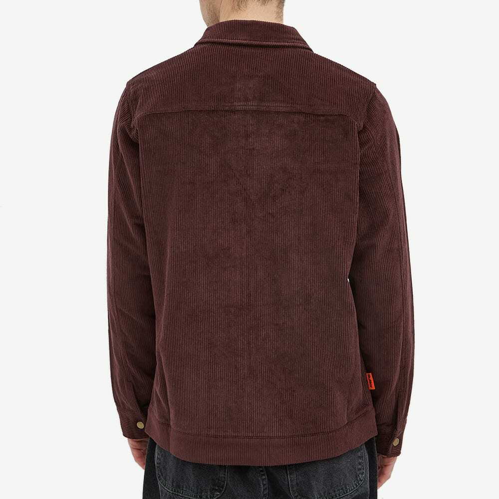 Butter Goods Men's High Wale Cord Overshirt in Dusty Plum