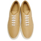 Common Projects Tan Suede BBall Low Sneakers