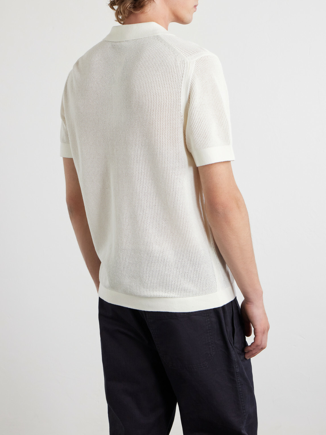 Onia - Crocheted Cotton Shirt - Neutrals