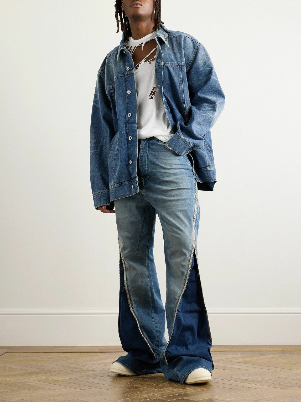 DRKSHDW by Rick Owens - Jumbo Worker Webbing-Trimmed Selvedge