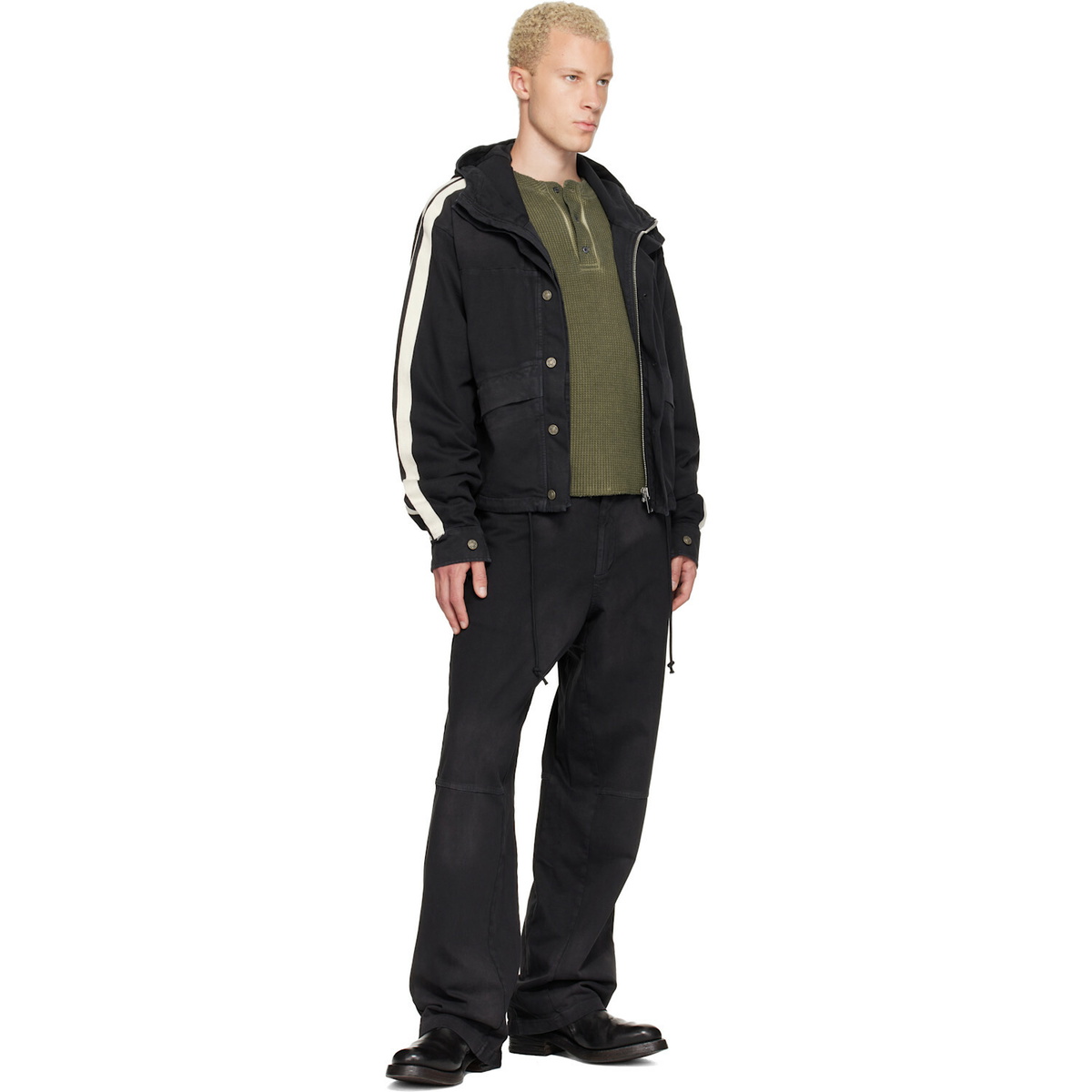 424 Black Academy Trousers