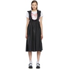 Tricot Comme des Garcons Black and Grey Dobby Dress
