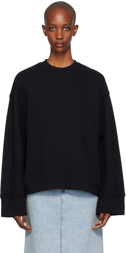 Photo: The Frankie Shop Black Talia Sweatshirt