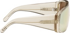 MM6 Maison Margiela Yellow Mask Sunglasses