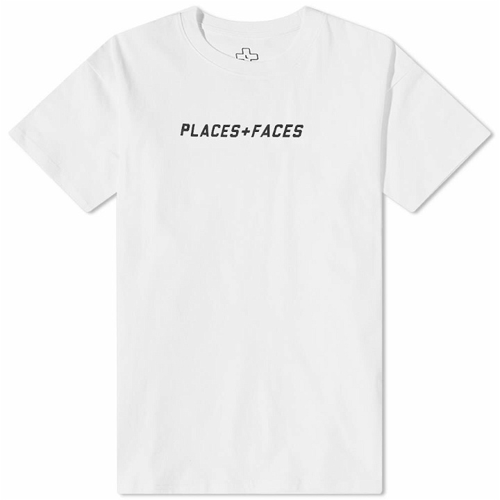 Photo: PLACES+FACES Men's Signature Logo T-Shirt in White