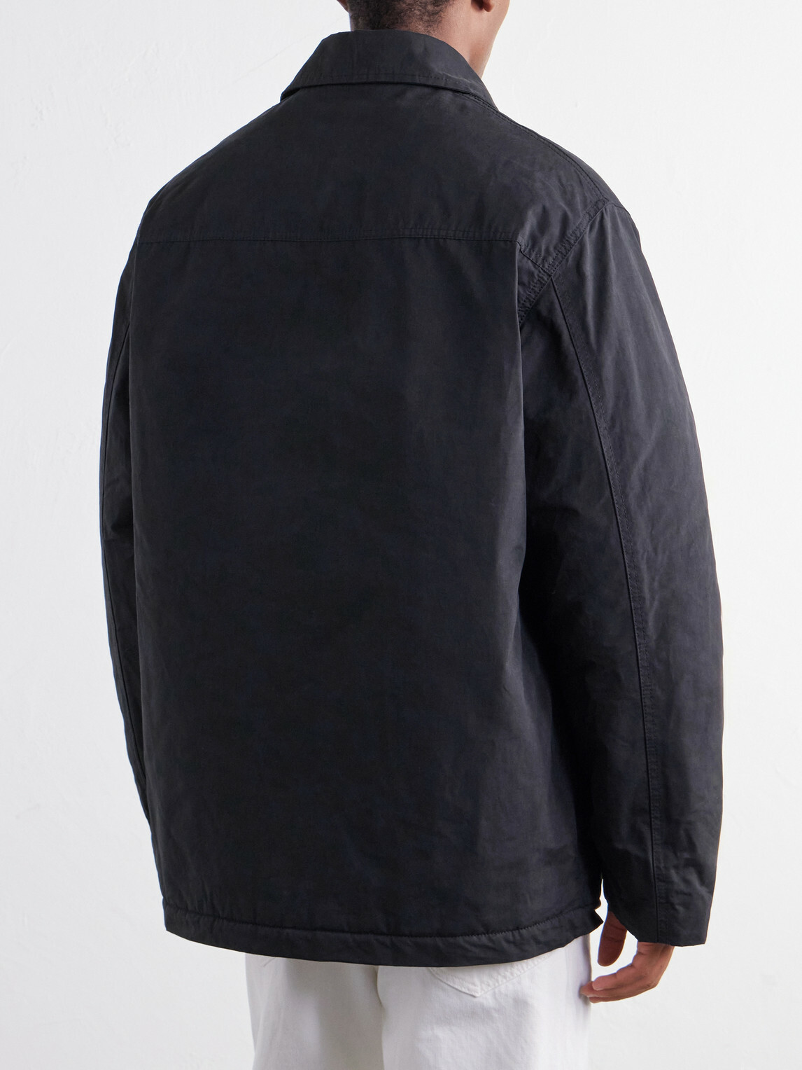Massimo Alba - Gran Torino Padded Canvas Overshirt - Blue