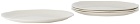 JAR CERAMISTES White Large Round Maguelone Plate Set