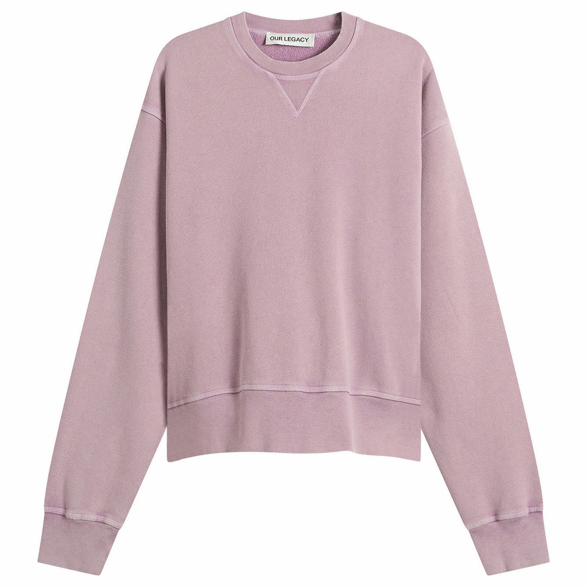 Our Legacy Slashed Base Patchwork Crew Sweat Our Legacy