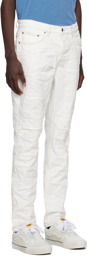 Ksubi White Wolfgang Ivory Repair Jeans