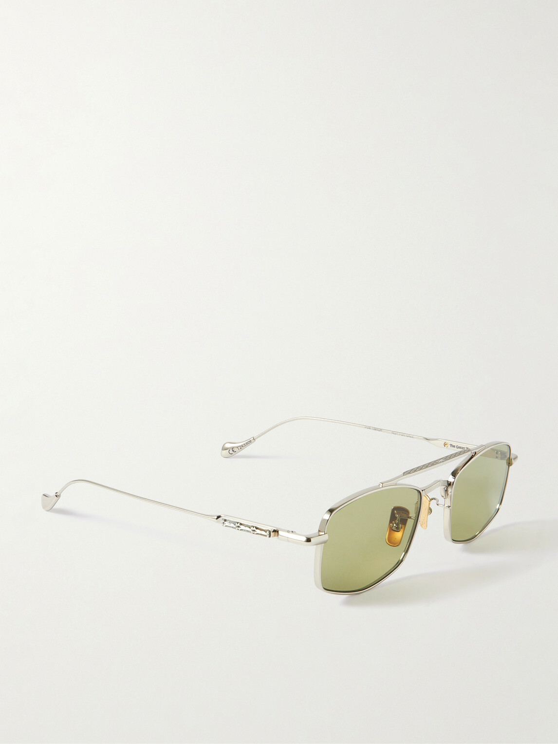 Cutler and Gross - The Great Frog Bowie Aviator-Style Titanium Sunglasses