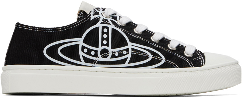 Vivienne Westwood Black Plimsoll Low-Top Sneakers