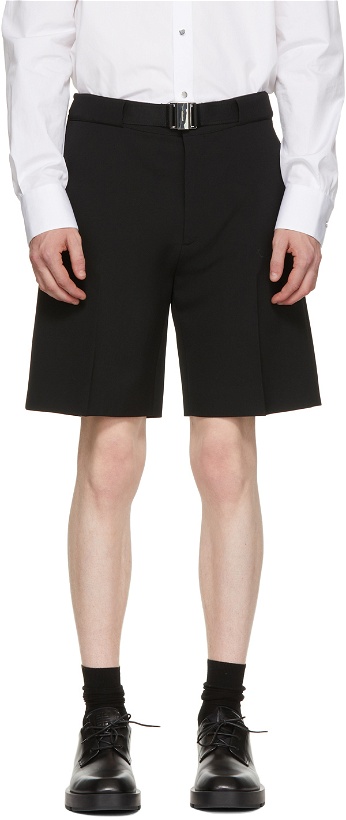 Photo: Givenchy Black Wool Shorts