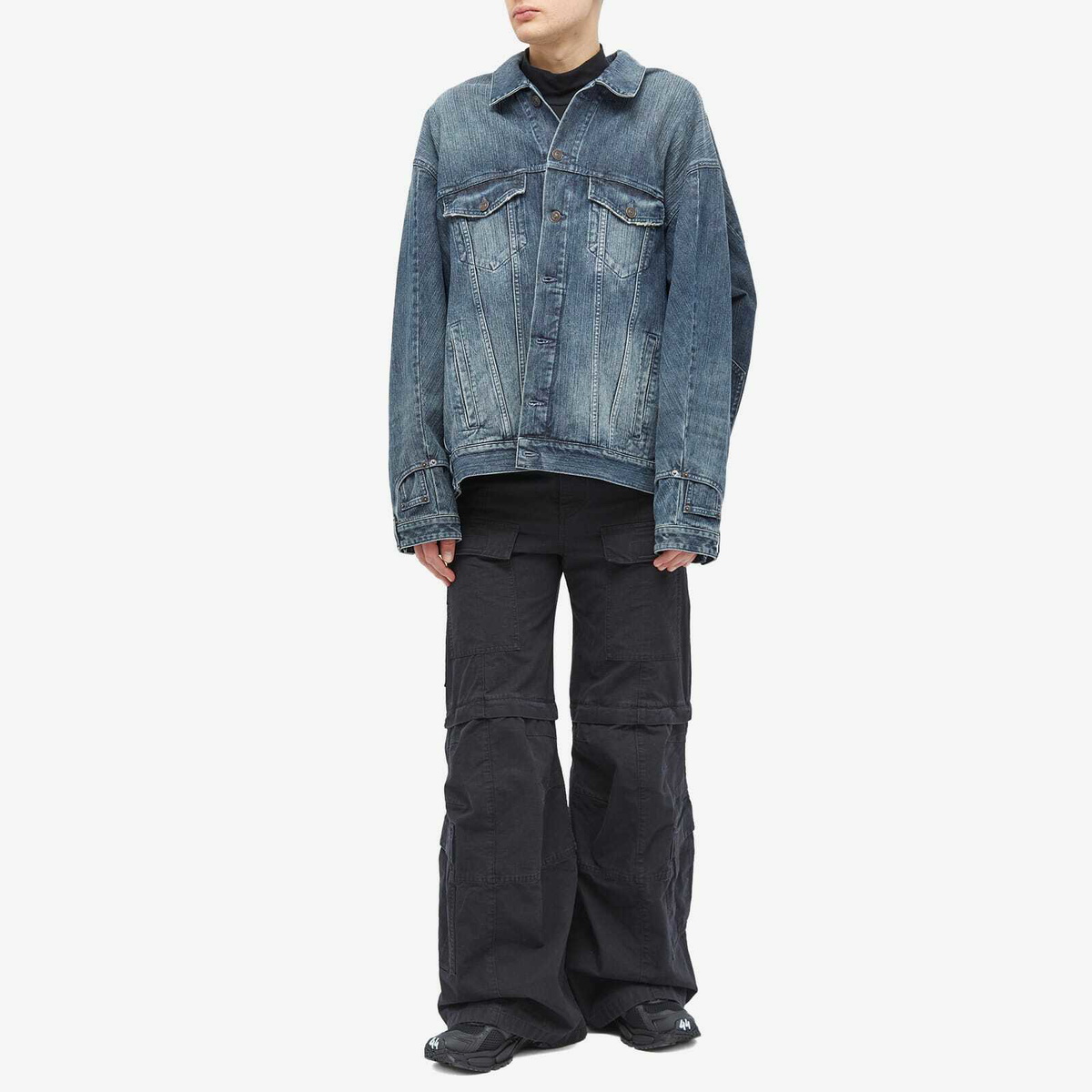 【バレンシアガ・BALENCIAGA】DENIM JACKET BALENCIAGA - 激希少 BALENCIAGA denim jacket Justin 着用の