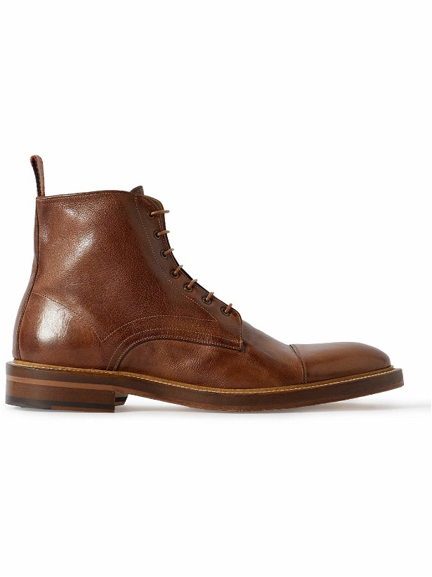 Photo: Paul Smith - Newland Full-Grain Leather Boots - Brown