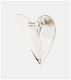 Alaïa Le Coeur brass earrings