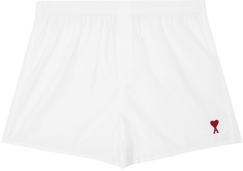 AMI Paris White Ami de Cœur Boxers