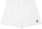 AMI Paris White Ami de Cœur Boxers