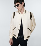 Saint Laurent - Teddy varsity jacket