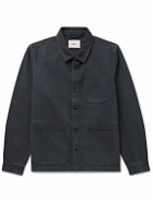 Folk - Assembly Cotton-Twill Overshirt - Black