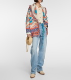 Alanui - Oasis cashmere and linen cardigan