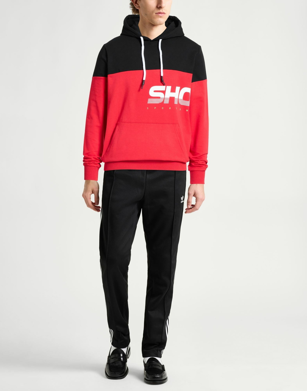 Shoe Mens Sweatshirt in Red