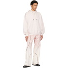 Off-White Pink Paint Arrow Skate Hoodie