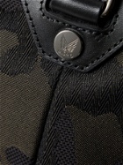 MISMO - Mega Leather-Trimmed Camouflage-Jacquard Holdall