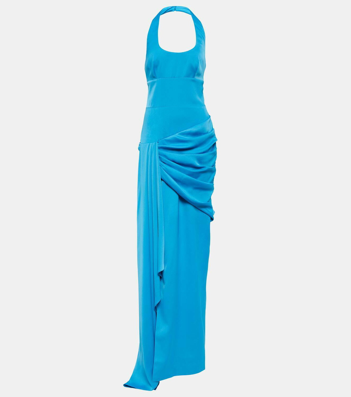 Rasario Halterneck satin gown Rasario
