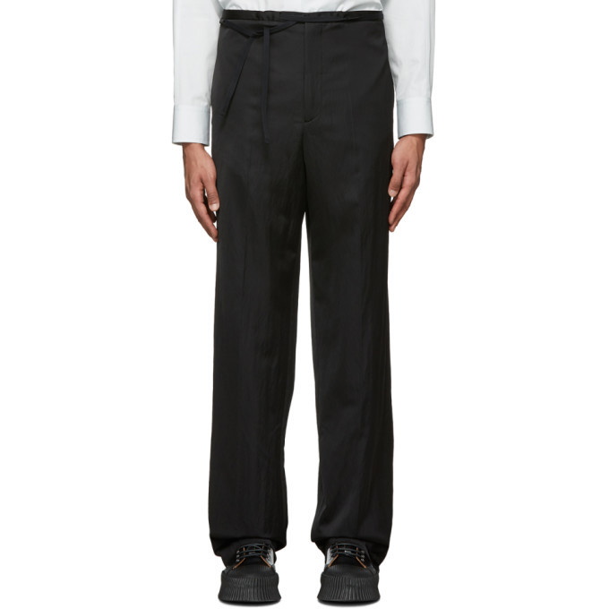 Photo: Jil Sander Black Arizona Trousers