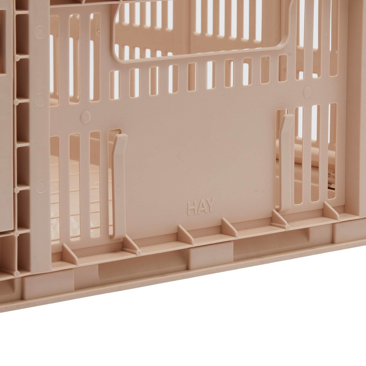 HAY Medium Recycled Colour Crate in Powder 