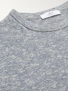 MR P. - Mélange Cotton and Linen-Blend T-Shirt - Blue - XS