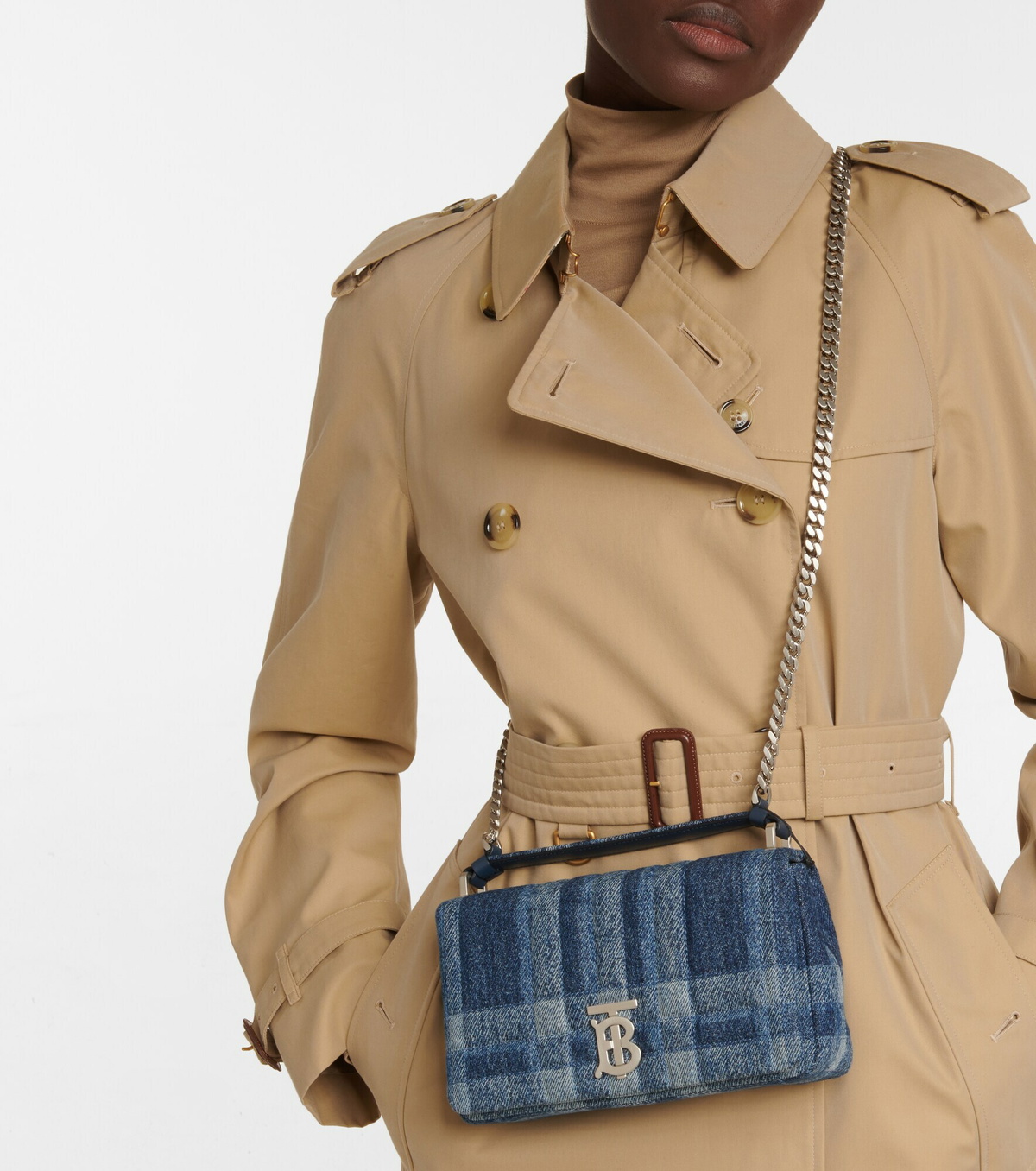 ショルダーバッグ・ポシェット BURBERRY LOLA SHOULDER BAG Burberry - Lola Small denim shoulder bag Burberry