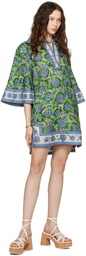 ZIMMERMANN Green Junie Minidress