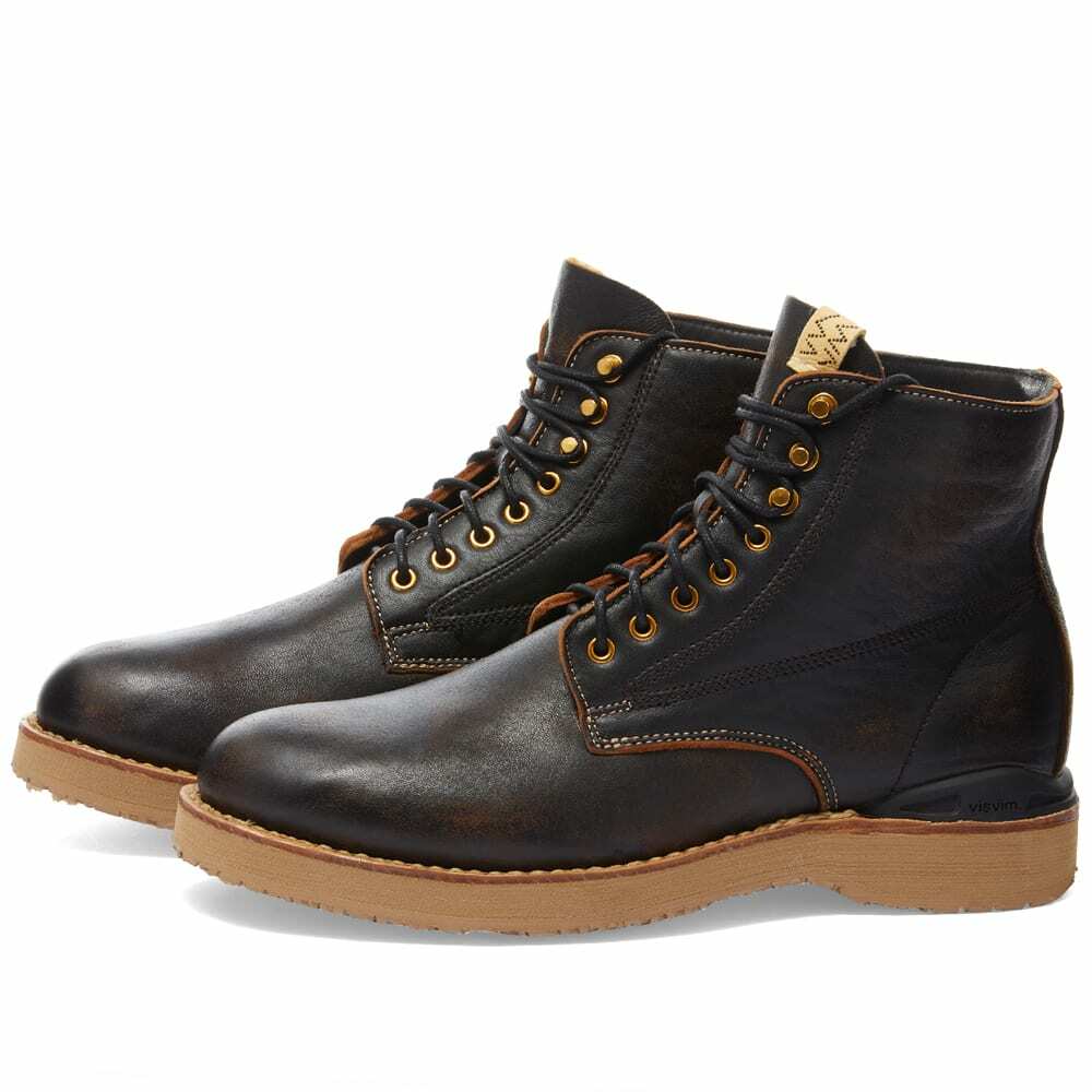 Visvim Men s Virgil Boots Folk Sneakers in Black