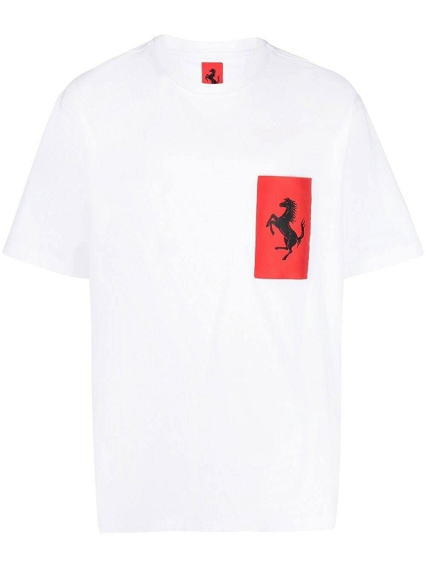 Photo: FERRARI - T-shirt With Logo Print