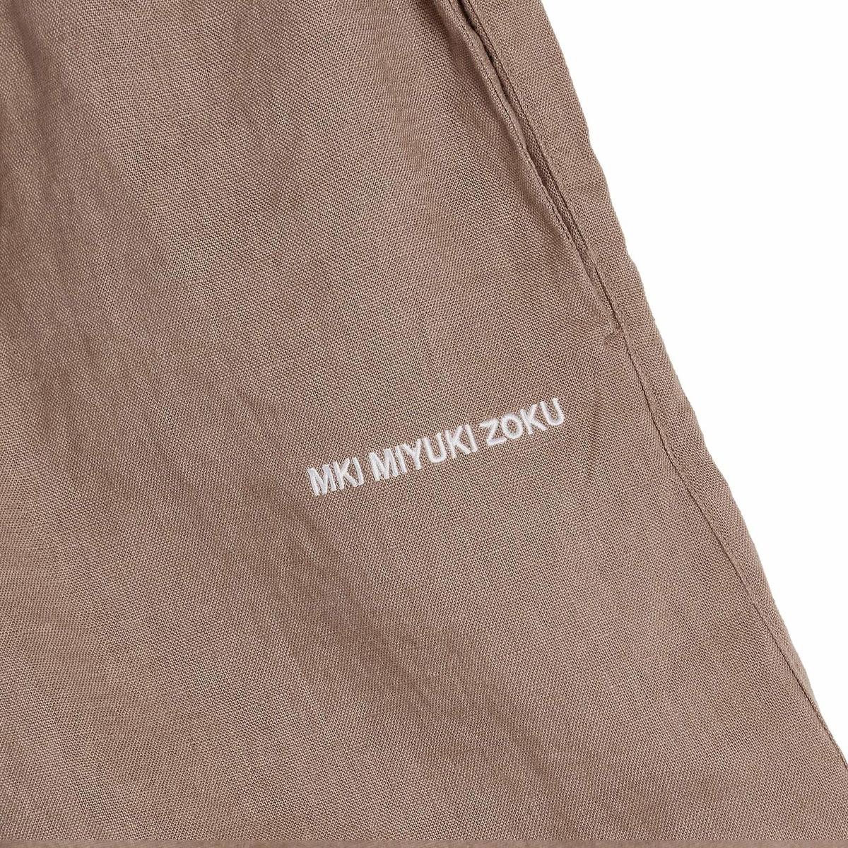 MKI Men's Linen Shorts in Mushroom