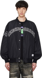 Neighborhood Black Baseball Bomber Jacket