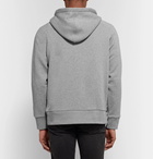 Gucci - Oversized Webbing-Trimmed Loopback Cotton-Jersey Hoodie - Men - Gray