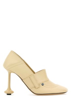 Loewe Cream Leather Toy Pumps