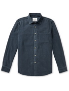 Portuguese Flannel - Lobo Cotton-Corduroy Shirt - Blue