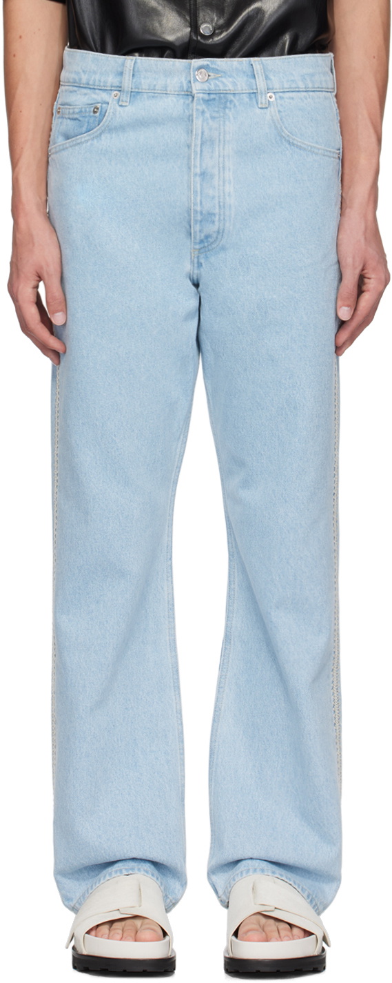Nanushka Blue Gannon Jeans