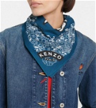 Kenzo - Printed cotton scarf