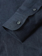 Brioni - Linen Shirt - Blue