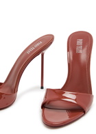 Paris Texas Lidia 105 Patent Leather Mules Dark Pink
