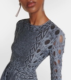 Giambattista Valli Macramé midi dress