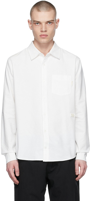 Photo: Advisory Board Crystals White Cotton Shirt