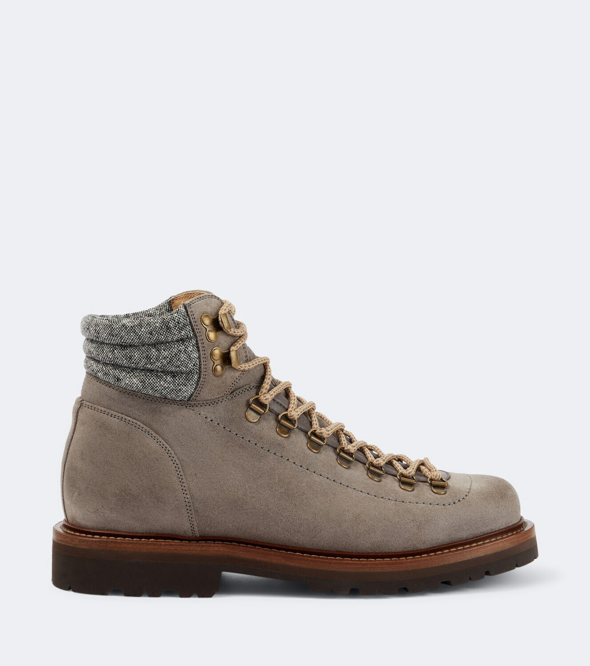 Brunello Cucinelli Suede lace-up boots