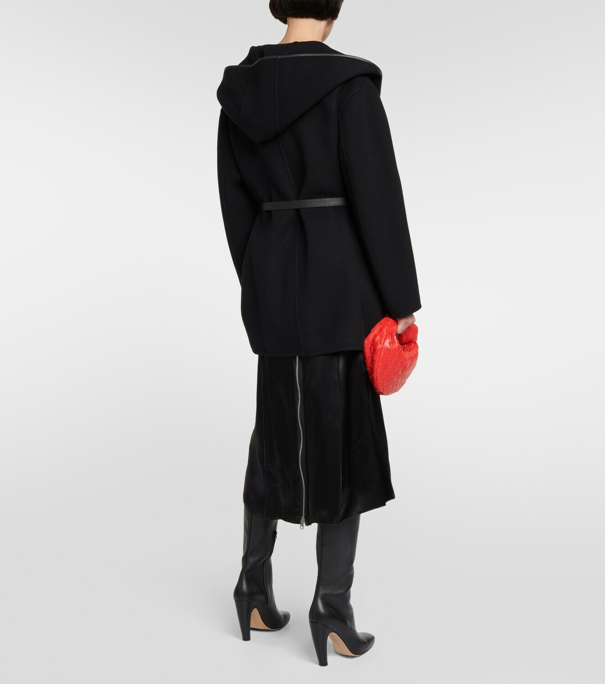 Bottega Veneta Women Double Wool Cashmere Cape Coat