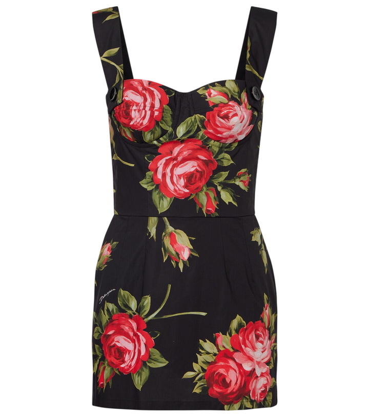 Dolce&Gabbana Raschel DG tweed minidress Dolce & Gabbana