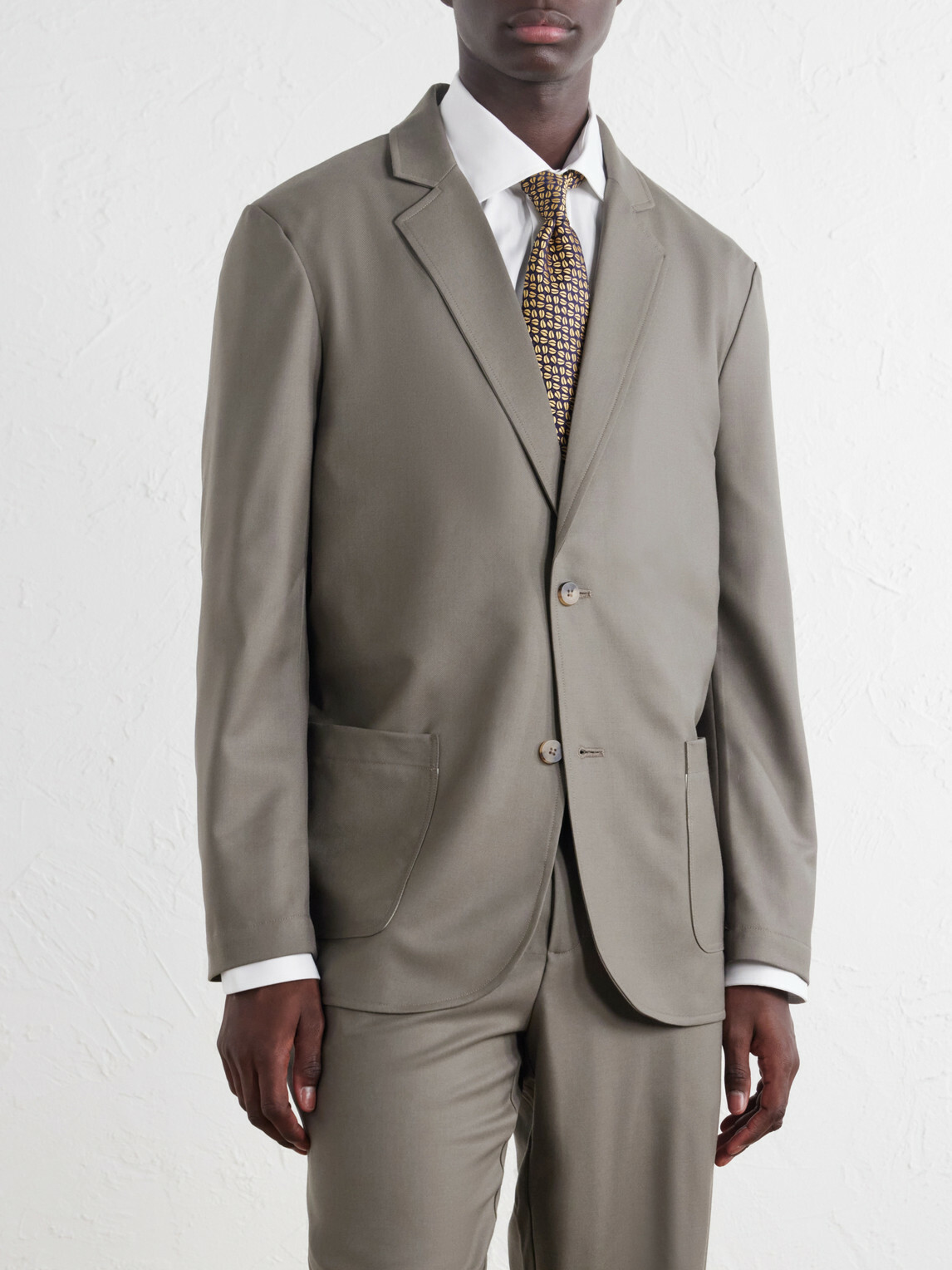 De Bonne Facture - Writers Virgin Wool Suit Jacket - Green